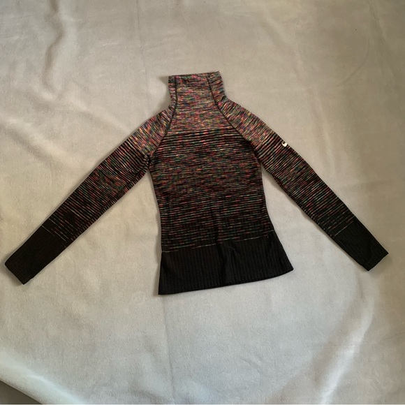 Nike Pro Hyperwarm Long Sleeve Turtleneck Training Workout Rainbow - Picture 3 of 10